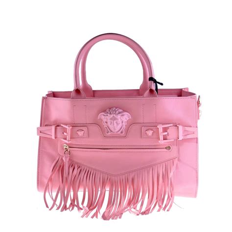 versace pink handbag.